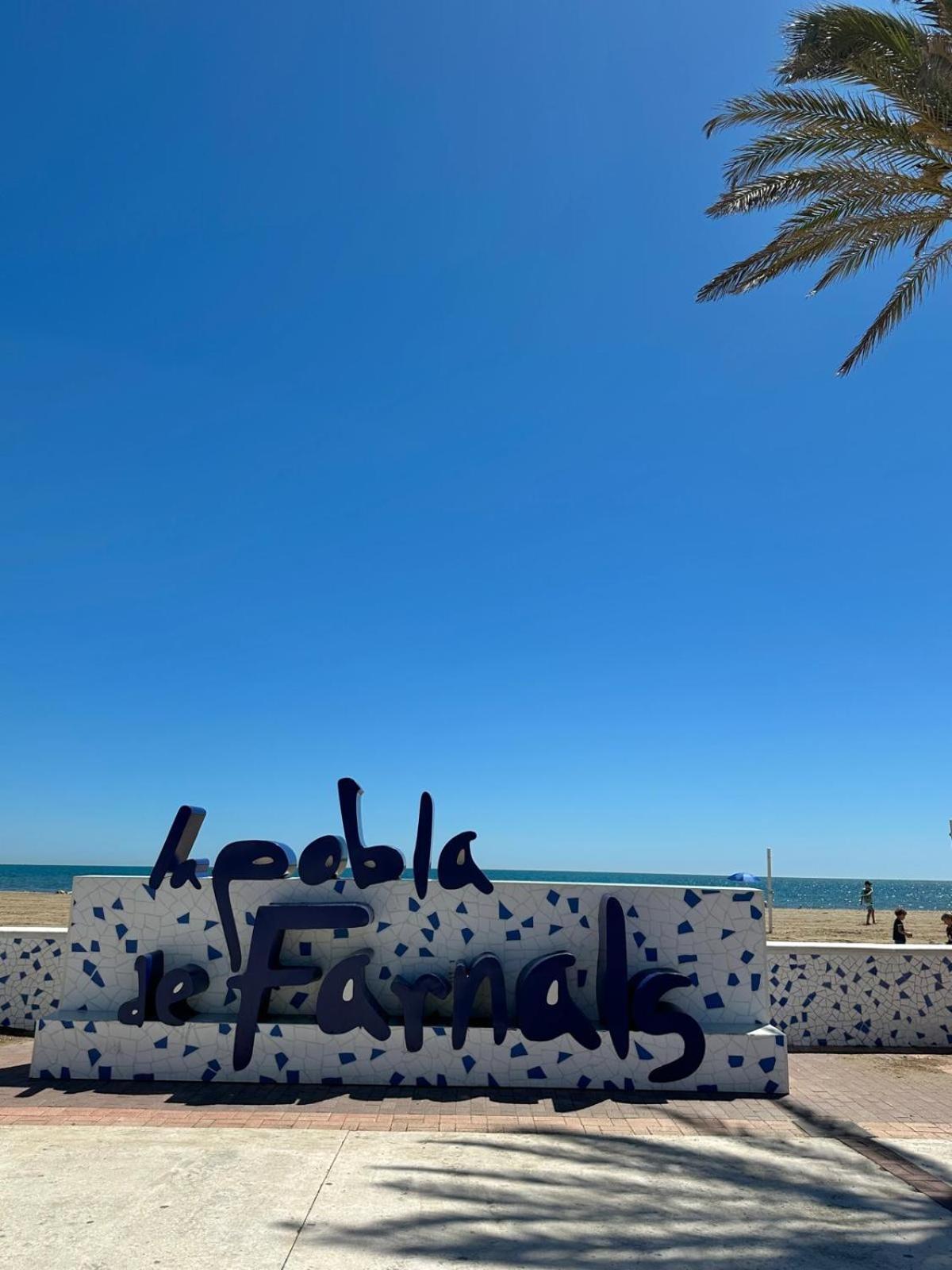 Apartamento Barbacoa, Piscina Y Playa Puebla de Farnals Dış mekan fotoğraf